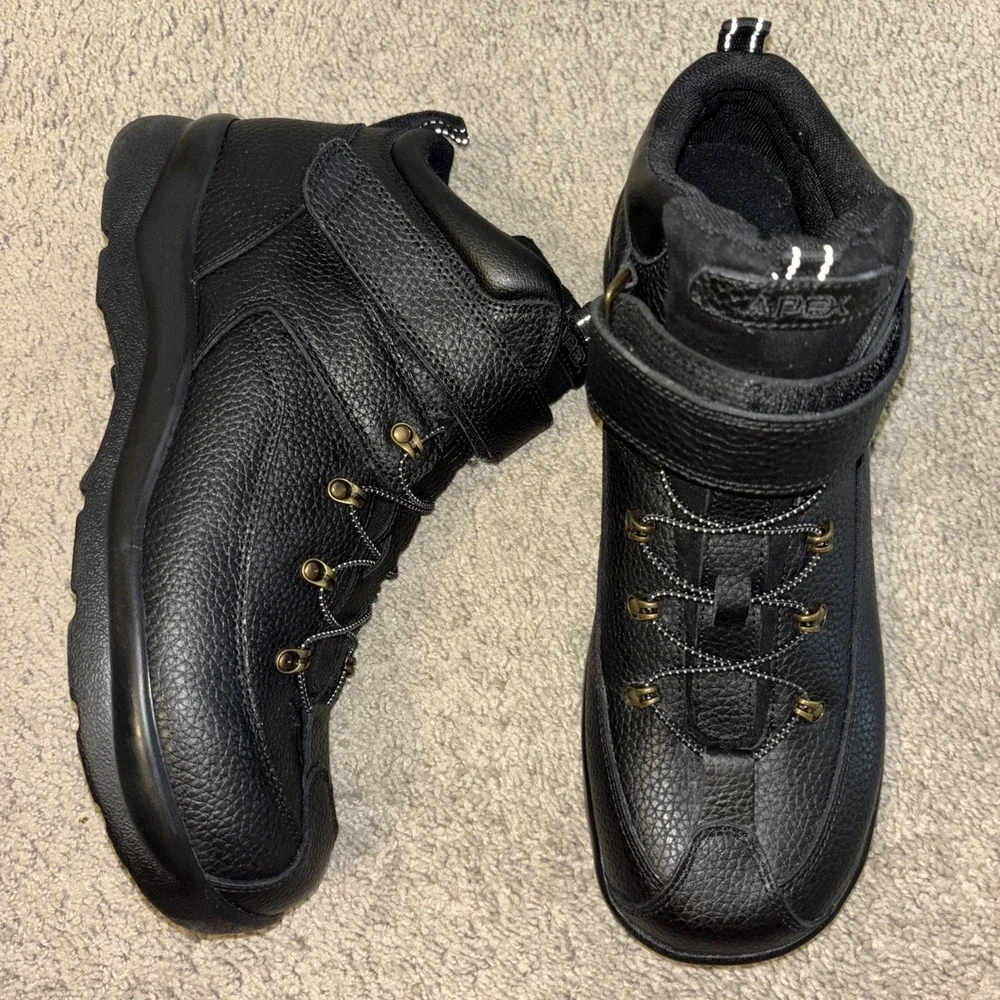 APEX ARIYA Men's 12 W Wide Casual Hiking Boot Outdoor Leather Comfort $195